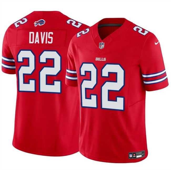 Men & Women & Youth Buffalo Bills #22 Ray Davis Red 2024 F.U.S.E. Vapor Untouchable Limited Stitched Jersey Dzhi->buffalo bills->NFL Jersey